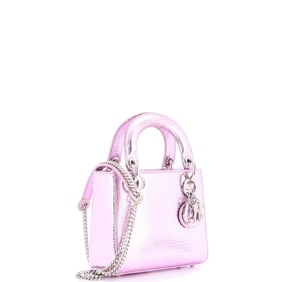 Christian Dior Lady Dior Bag Lizard Mini