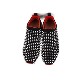 Christian Louboutin Women's Spike Sock Sneakers Spiked Neoprene