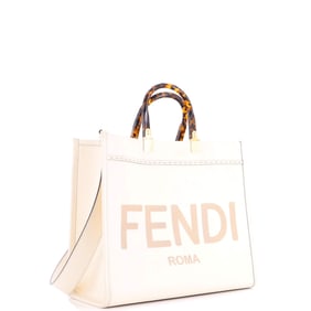 Fendi Sunshine Shopper Tote Leather Medium
