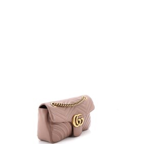 Gucci GG Marmont Flap Bag Matelasse Leather Medium