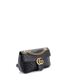 Gucci GG Marmont Flap Bag Matelasse Leather Small