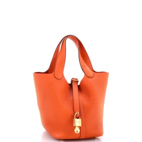 Hermes Picotin Lock Bag Clemence PM
