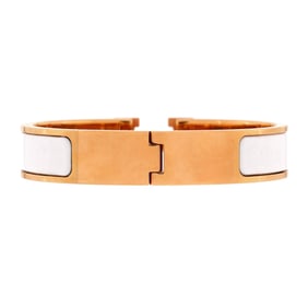 Hermes Clic H Bracelet Enamel Narrow