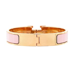 Hermes Clic H Bracelet Enamel Narrow