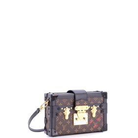 Louis Vuitton Petite Malle Handbag Monogram Canvas