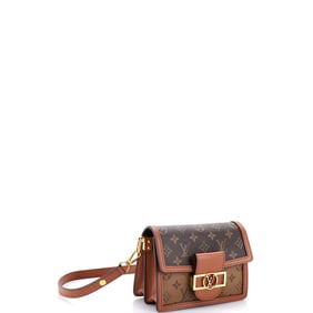 Louis Vuitton Dauphine Shoulder Bag Reverse Monogram Canvas Mini