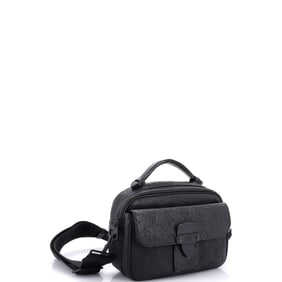 Louis Vuitton S Lock Messenger Bag Monogram Taurillon Leather