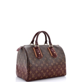 Louis Vuitton Speedy Handbag Limited Edition Monogram Mirage 30