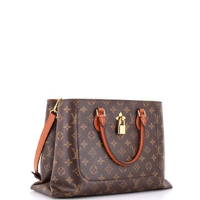 Louis Vuitton Flower Tote Monogram Canvas with Leather