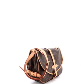 Louis Vuitton Saumur Handbag Monogram Canvas 30