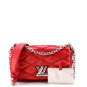 Louis Vuitton GO-14 Handbag Malletage Leather PM