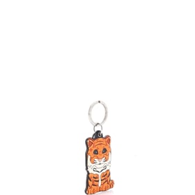 Louis Vuitton Precious Tiger Bag Charm and Key Holder Printed Leather
