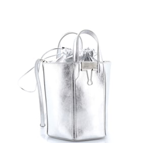 Off White Vintage Allen Bucket Bag Leather