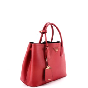 Prada Cuir Double Tote Saffiano Leather Medium