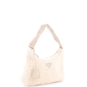 Prada Re-Edition 2000 Hobo Shearling Mini