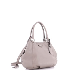 Prada Convertible Satchel Leather Medium