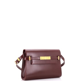 Saint Laurent Manhattan Shoulder Bag Leather Small