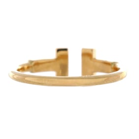 Tiffany & Co. T Wire Ring 18K Yellow Gold with Diamonds