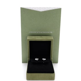 Van Cleef & Arpels Sweet Alhambra Stud Earrings 18K White Gold and Mother of Pearl