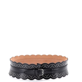 Alaia Alaia Waist Belt Studded Leather Wide