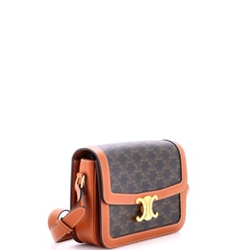 Celine Celine Triomphe Shoulder Bag Triomphe Coated Canvas Medium