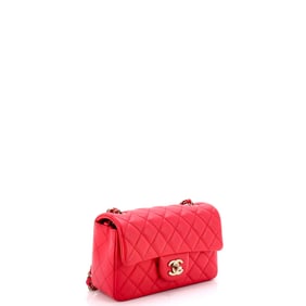 Chanel Chanel Classic Single Flap Bag Quilted Lambskin Mini
