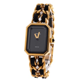 Chanel Chanel Premiere Rock Quartz Watch Plated Metal and Leather 20