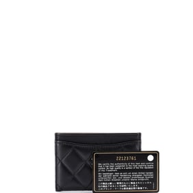 Chanel Chanel Classic Card Holder Quilted Lambskin