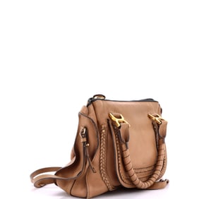 Chloe Chloe Marcie Braided Satchel Leather Medium