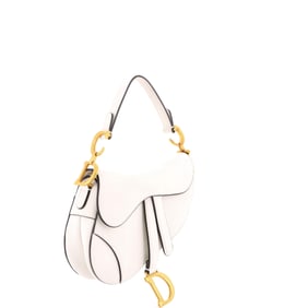 Christian Dior Christian Dior Saddle Handbag Leather Mini
