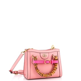 Gucci Gucci Diana NM Bamboo Handle Tote Leather Mini