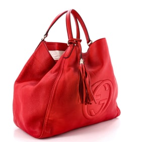 Gucci Gucci Soho Shoulder Bag Leather Large