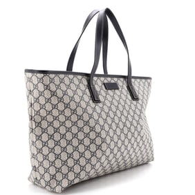 Gucci Gucci Plus Tote GG Coated Canvas with Leather Large