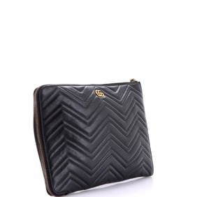 Gucci Gucci GG Marmont Portfolio Clutch Matelasse Leather