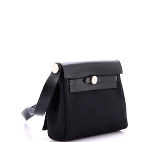 Hermes Hermes Herbag Zip Toile and Leather 20