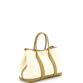 Hermes Hermes Garden Party Tote Toile and Leather 30