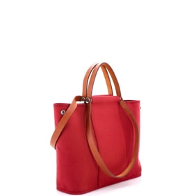 Hermes Hermes Cabag Handbag Toile and Leather 32