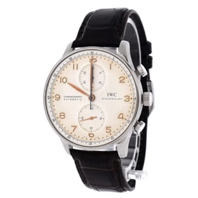 IWC Schaffhausen IWC Schaffhausen Portugieser Chronograph Automatic Watch Stainless Steel and