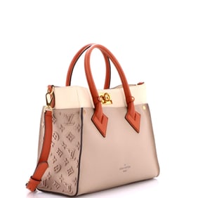 Louis Vuitton Louis Vuitton On My Side Tote Monogram Tuffetage Leather MM