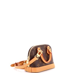 Louis Vuitton Louis Vuitton Alma Handbag Monogram Canvas Nano