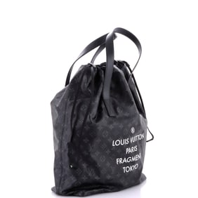 Louis Vuitton Louis Vuitton Cabas Light Drawstring Bag Flash Fragment Monogram Eclipse Canvas