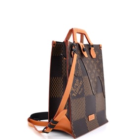 Louis Vuitton Louis Vuitton Nigo Tote Limited Edition Giant Damier and Monogram Canvas Mini