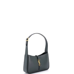 Saint Laurent Saint Laurent Le 5 a 7 Hobo Leather Small
