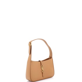 Saint Laurent Saint Laurent Le 5 a 7 Hobo Leather Small