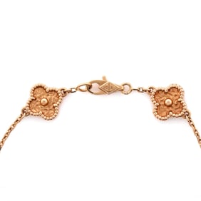 Van Cleef & Arpels Van Cleef & Arpels Sweet Alhambra 6 Motifs Bracelet 18K Rose Gold