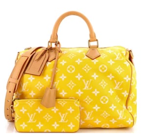 Louis VUITTON Speedy P9 Bandouliere Bag Monogram Leather 40