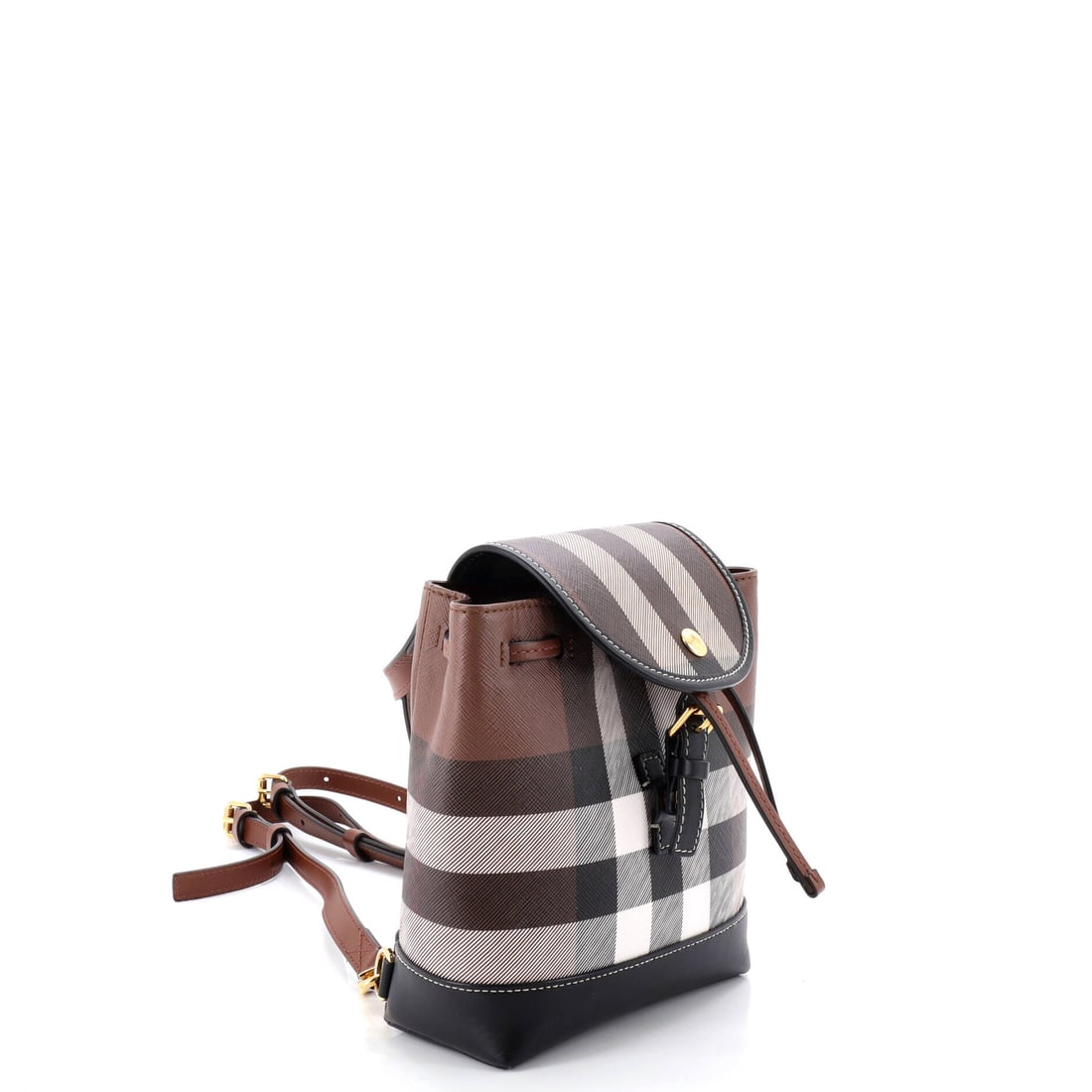 Burberry Burberry Flap Backpack House Check Coated Canvas Micro (1 of 5)