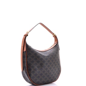 Celine Celine Heloise Bag Triomphe Coated Canvas Medium