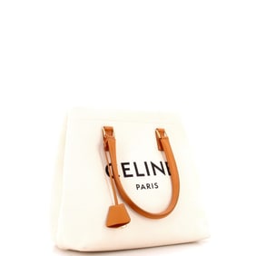 Celine Celine Horizontal Cabas Tote Canvas with Leather Small