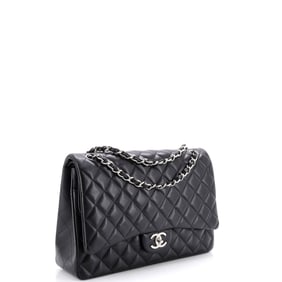 Chanel Chanel Classic Double Flap Bag Quilted Lambskin Maxi